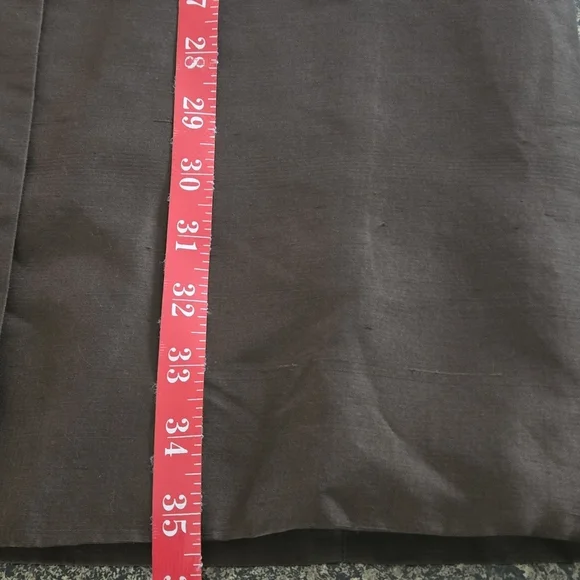 Y2K Silkland 100% Pure Silk Brown Trenchcoat Overcoat Women's 8 Lined 2 Pockets - Picture 10 of 13